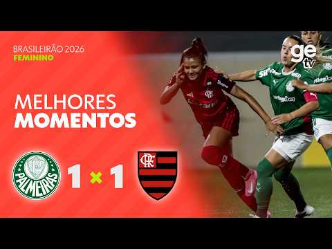 Gols e lances de Palmeiras x Flamengo