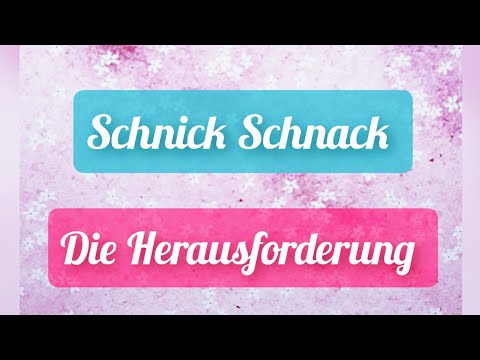 #SchnickSchnack die Herausforderung ~ 2. Runde ~ Fotoalbum Tutorial