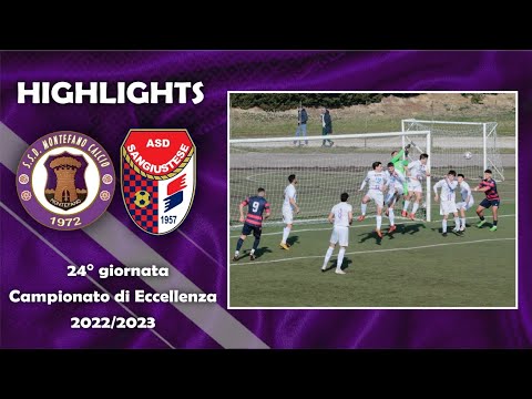 Montefano-Sangiustese 2-2 | Highlights e interviste | 24° giornata | Eccellenza 22/23
