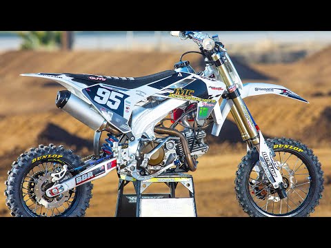 190cc Super Trick Husqvarna Pit Bike with Carson Brown - Motocross Action Magazine