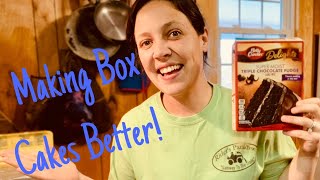 The secret to making box cake mix WAY better!