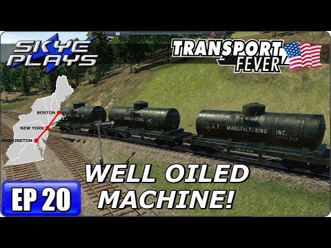Transport Fever BOS-WASH Part 20 - WELL OILED MACHINE! - Gameplay/Simulation Games 2017
