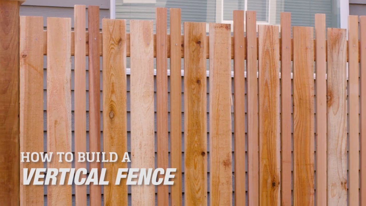 How to Build a DIY Vertical Fence Dunn DIY