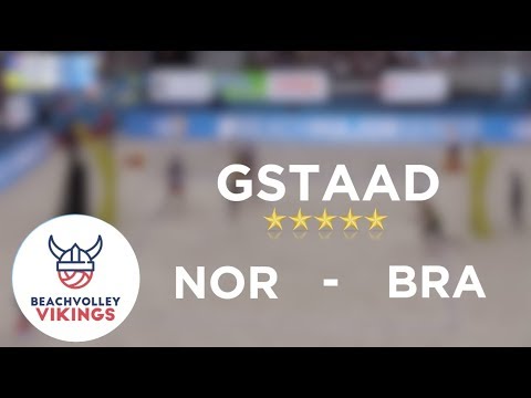Mol.A/Sorum (NOR) vs. Guto/Saymon (BRA) 2019 FIVB Gstaad round 3