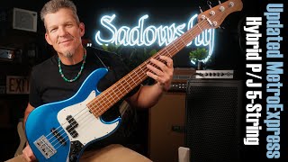 Video thumbnail for 2023 Update | The Sadowsky MetroExpress Hybrid P/J 5-String Bass | w. Andy Irvine by Sadowsky