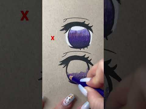Shinobu‘s Eye Tutorial #shorts #demonslayer #kimetsunoyaiba #drawing #tutorial