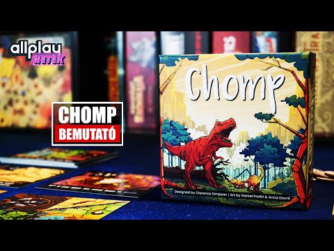"...aztán majd jön a futás, meg a sikítás" | Chomp társasjáték bemutató - :: DRAFT :: Társasjáték vlog