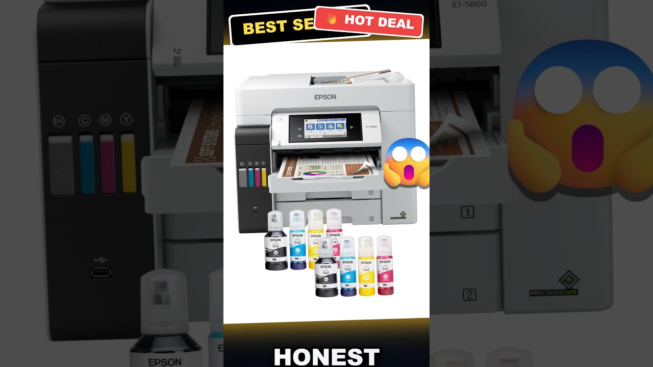 Honest Review: Epson Workforce ST-C8000 Wireless Inkjet Multifunction Printer for Reliable Office Wo