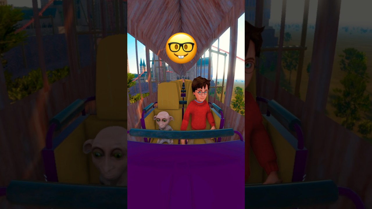 When Harry Potter is riding a Roller Coaster