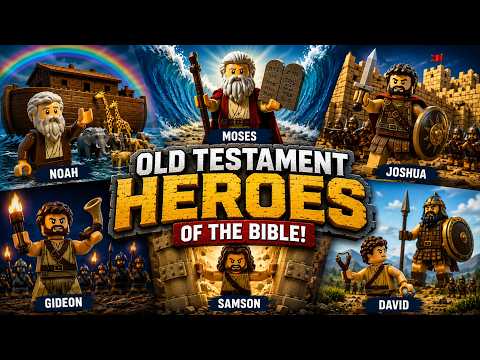 The Greatest Heroes of the Old Testament | LEGO Bible Stories - Bible Stories, Kingdom Kids Zone - Bible Brick Stories
