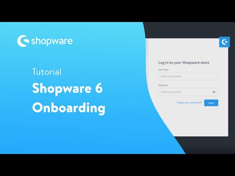 [EN] Shopware 6 User Onboarding - Overview of the admin (1/8)