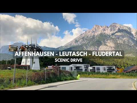 🇦🇹Affenhausen - Leutasch - Fludertal | Scenic Alpine Drive | 4K HDR | Tirol, Austria