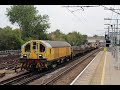 (HD) London Underground Battery Locomotive CBTC Test Train at West Ham & Mile End 08/08/20