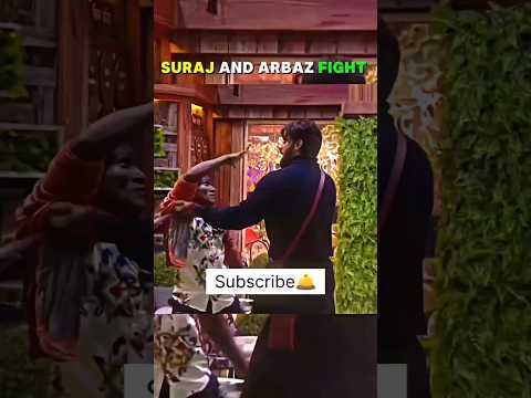 suraj arbaz fight #surajroxfunnyvibeo #biggbossmarathi #biggboss #funny #surajchauhan #nikki #shorts