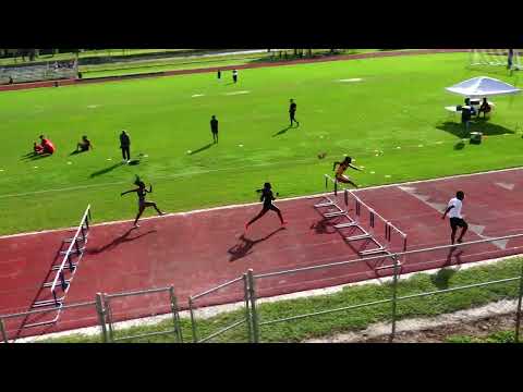 Girls 60m Hurdles Prelim - Red and Black Indoor Outdoor Challenge 12-3-2022
