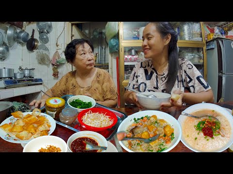 Chicken Porridge With Fresh Shrimp And Mushroom - A Delicious And Healthy Food @ Home