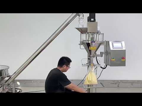 Semi-automatic vertical powder filling machine working video