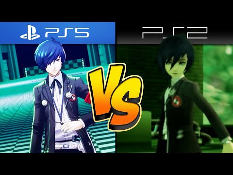 Persona 3 Reload Graphics Comparison (PS5 VS PS2)