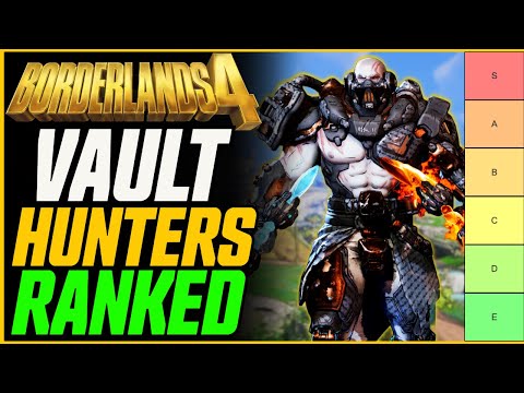 Vault Hunter Tierlist After 150 Hours!! // Borderlands 4 Every Vault Hunter Ranked