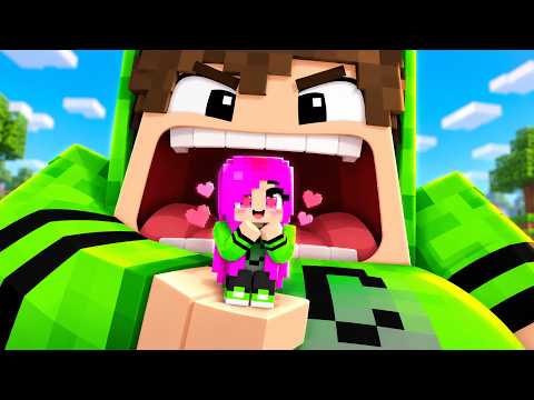 Fui de MAGRO até GORDO para ENGOLIR minha NAMORADA no Minecraft!