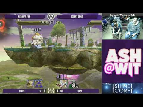 CCard (Pikachu, Zelda) vs Mvzy (Snake, ICs, Fox) - ASH@WIT #83 PM Loser's Semis
