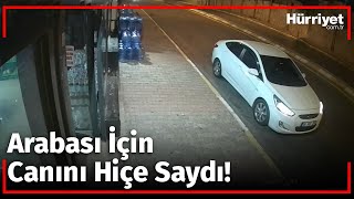 Pendikte Güvenlik Kamerasına Yansıyan Araba Hı