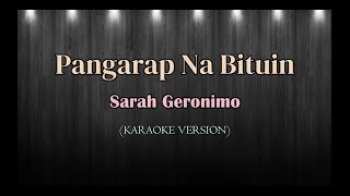 Pangarap Na Bituin | Sarah Geronimo | Karaoke Version