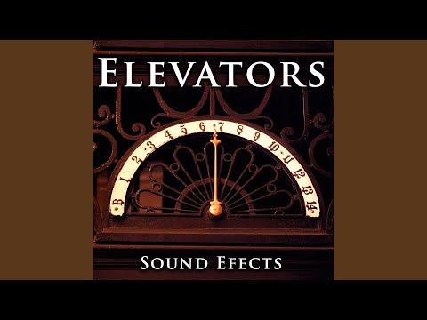 Older Freight Elevator Starts and Runs from Interior Cabin Perspective