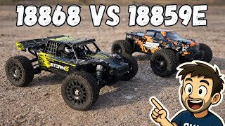 HAIBOXING 18868 vs 18859E | 1/18 Scale Brushed RC Buggy & Truck Review