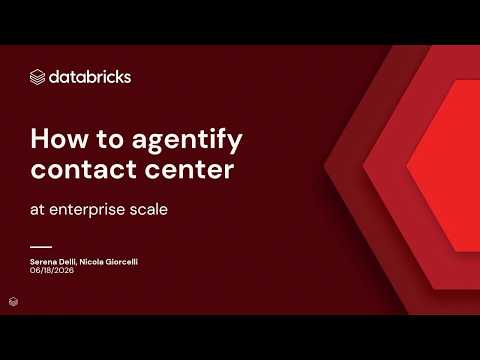 Watch: Building Production Voice Agents with Databricks and AI Gateway