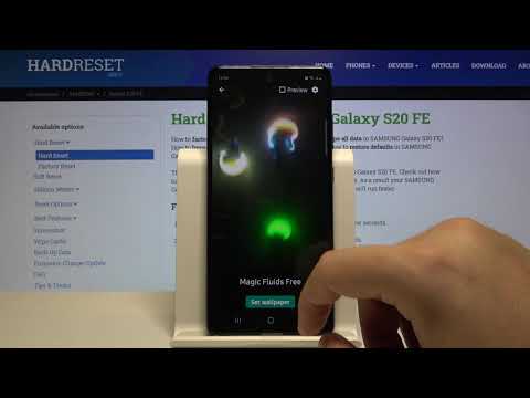 How to Install Shadow Galaxy Animated Wallpaper on SAMSUNG Galaxy S20 FE
