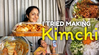 My first trial of KIMCHI | Sindhu Krishna