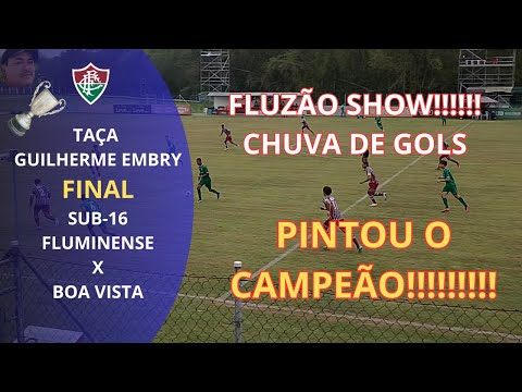 Guilherme Embry Sub-16 Final Fluminense x Boa Vista | SHOW DE GOLS! #futebol #fluminense #gol