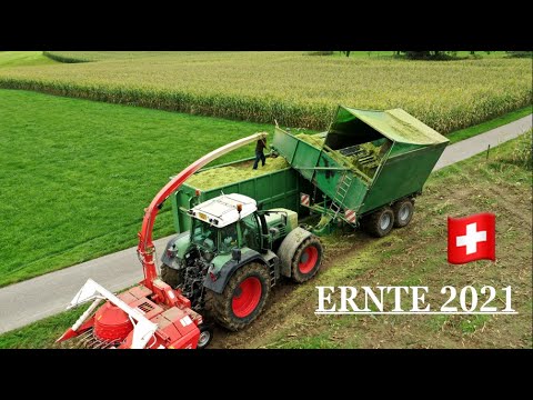 Ernte 2021 [Dreschen & Häckseln] Fendt, John Deere