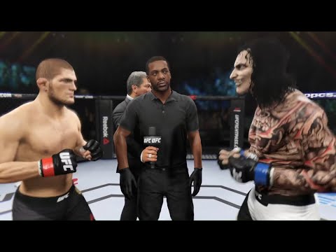 Khabib vs. Evil Way - EA Sports UFC 2 - Champions Fight ☝️🦅