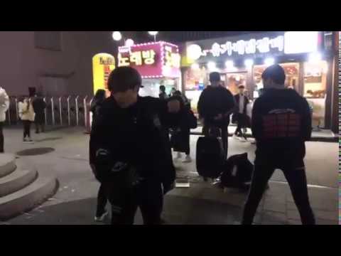 [180110] DOB (디오비) Hongdae 🌈 MIC Drop - BTS 🔥 Open the screen after break