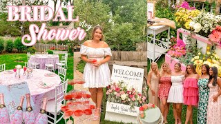 MY BRIDAL SHOWER + final wedding prep, trying on my wedding dress, & finishing all the DIYs!