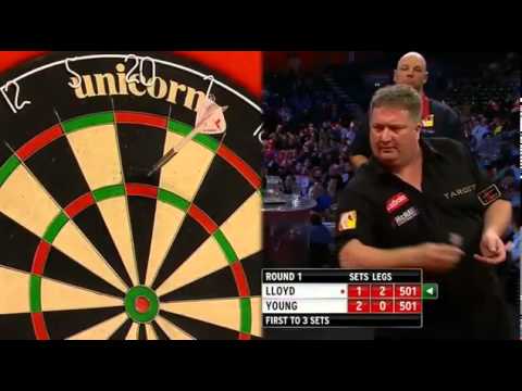 Darin Young vs Colin Lloyd | 2013 World Darts Championship | Round 1 | Part 4 of 5