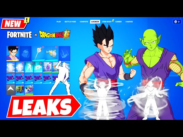 Fortnite + Dragon Ball Apresenta Son Goku, Vegeta e Mais