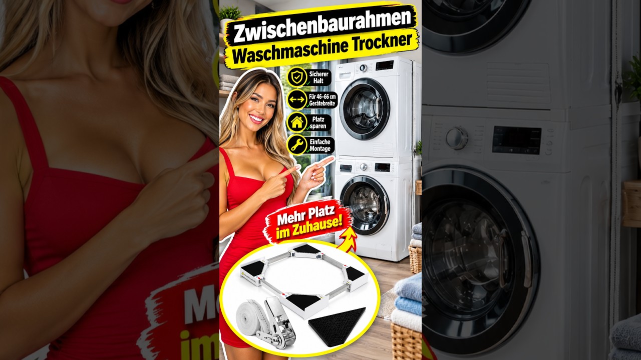 Zwischenbaurahmen Waschmaschine Trockner