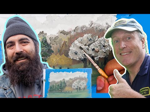 I Painted With James Gurney's Iron Triad | Plein Air Painting Tips Watercolor/Acrylic/Oil