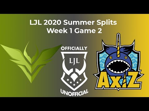 [EN] LJL 2020 Summer Split Week 1 Game 2 - V3 Esports Vs AXIZ