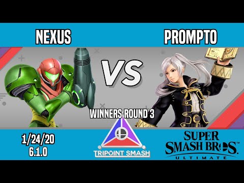 Tripoint Smash 94 - Winners Round 3 - Nexus(Samus) Vs. Prompto(Robin)