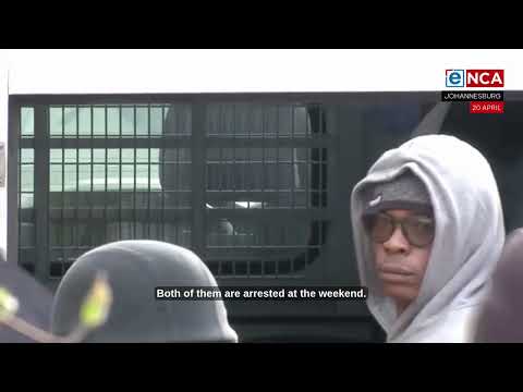 Mkhwanazi and Lerutla en route to court