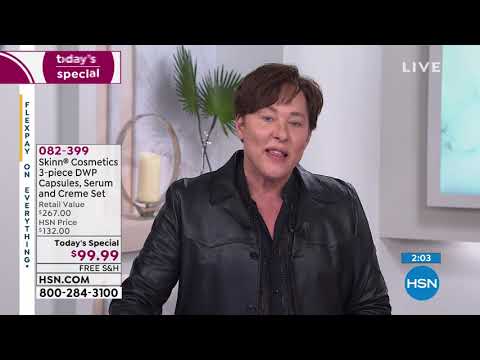 Skinn Cosmetics 3-teiliges DWP-Kapseln-, Serum- und Creme-Set