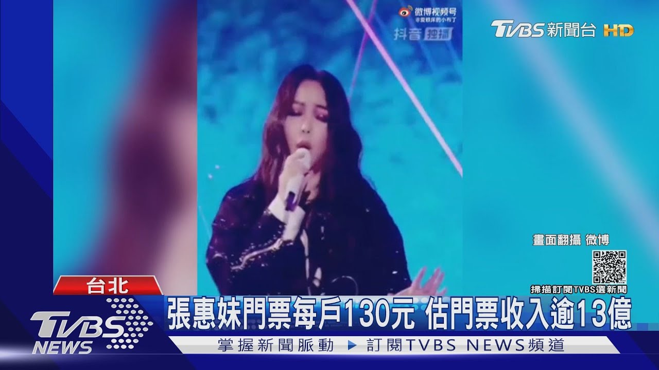 出道25年!張惠妹「線上首開唱」吸1千萬人看 門票收入13億