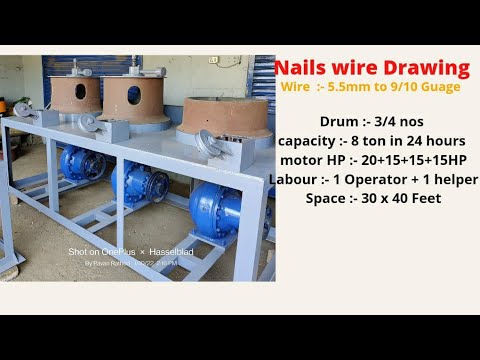 Wire Drawing Machine For Nail Making