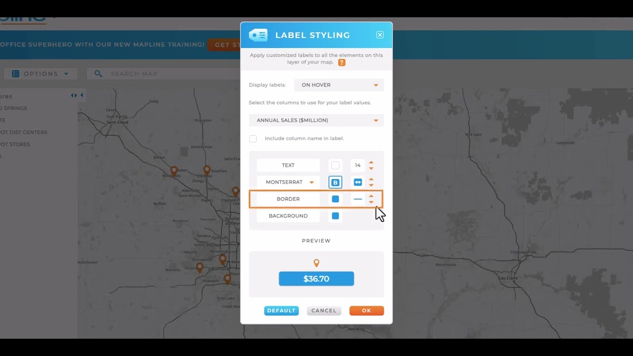 Quick Reference Guide: Map Labels