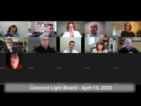 Concord Light Board April 13, 2022