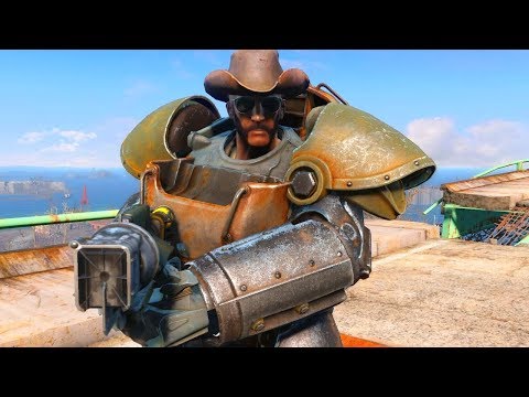 Fallout 4 - "Clint" Quincy Ruins + "Good Intentions" Unique Laser Rifle Location (VERY HARD)